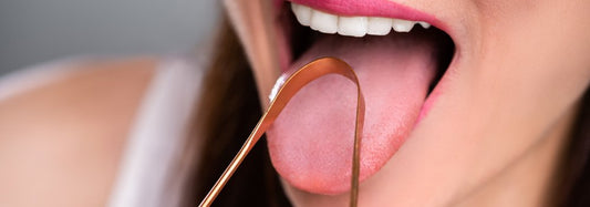 The Secret to Oral Wellness, Unveiling the Marvels of the Copper Tongue Scraper - Find Your Balance with Sama
